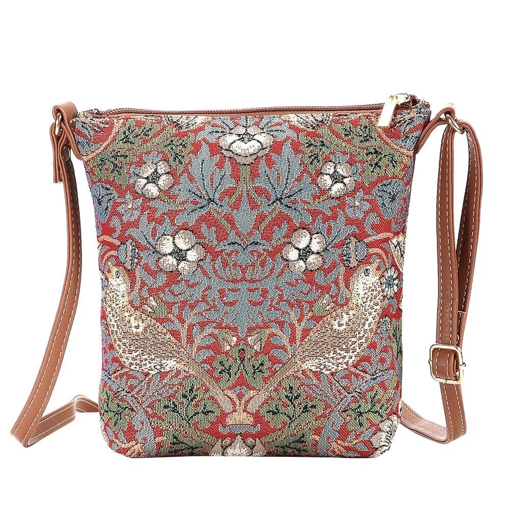 3674 Tapestry Small Crossbody Bag Sling Bag with Flower and Bird William
